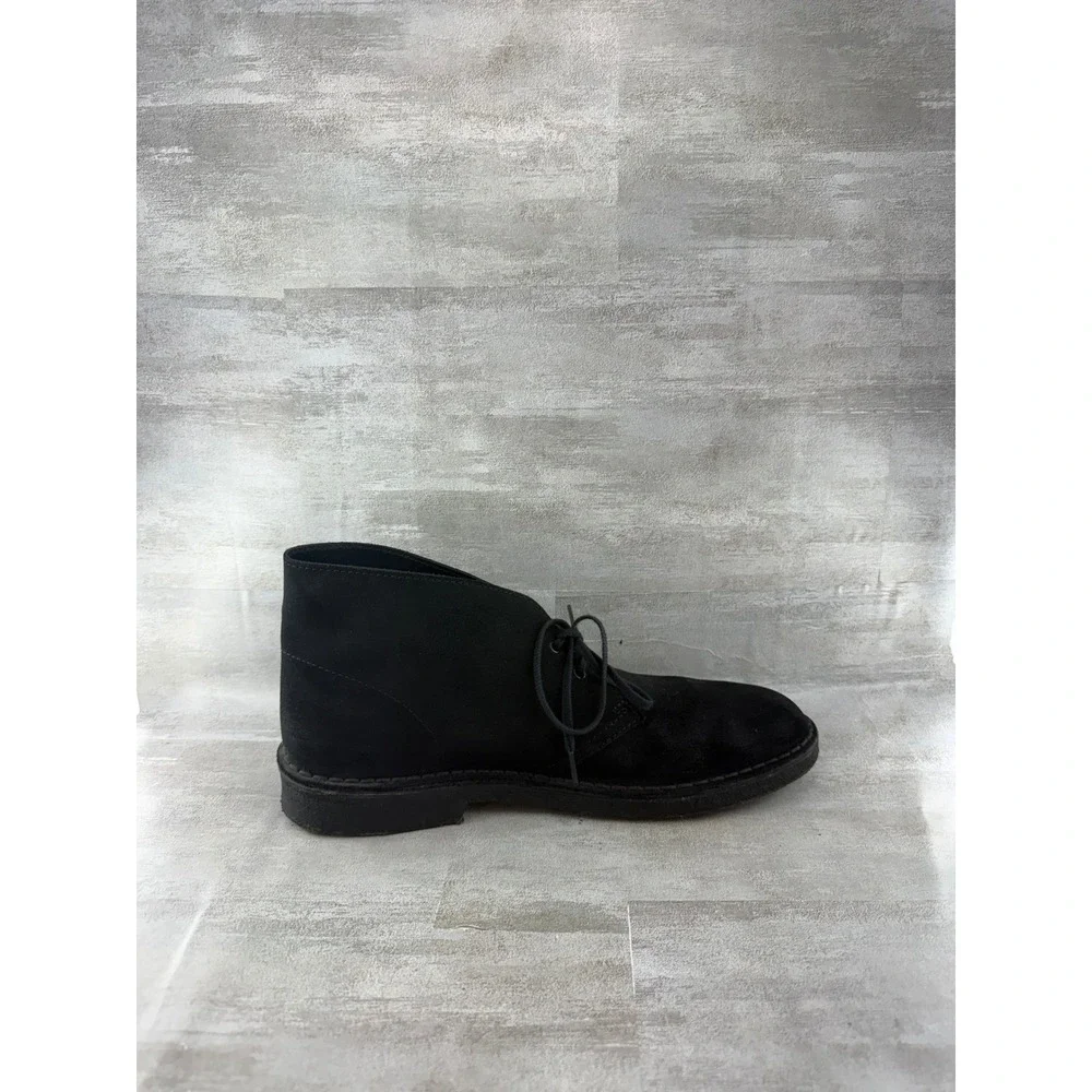 Clarks Originals Desert Boot Black Suede Chukka Men Sz 10M 13292